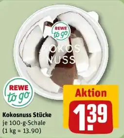 REWE REWE to go Kokosnuss Stücke Angebot