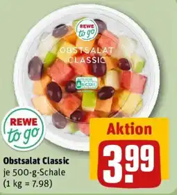 REWE REWE to go Obstsalat Classic Angebot