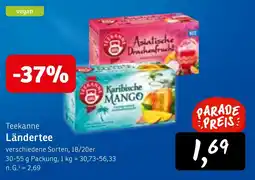 KONSUM Teekanne Ländertee Angebot