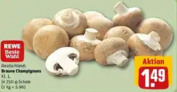 REWE REWE Beste Wahl Braune Champignons Angebot