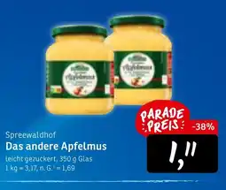 KONSUM Spreewaldhof Das andere Apfelmus Angebot