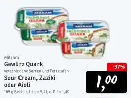 KONSUM Milram Gewürz Quark Angebot