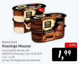 KONSUM Nestlé Gold Knackige Mousse Angebot