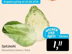 KONSUM Spitzkohl Angebot