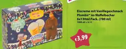 Mix Markt Eiscreme mit Vanillegeschmack Plombir Angebot