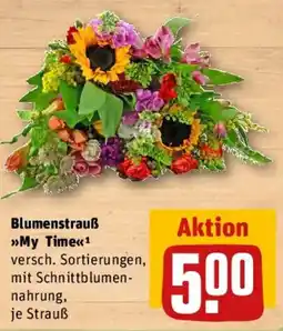 REWE Blumenstrauß My Time Angebot
