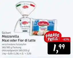 KONSUM Galbani Mozzarella Angebot