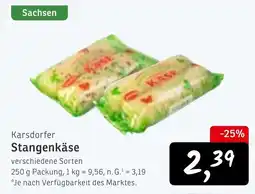 KONSUM Karsdorfer Stangenkäse Angebot
