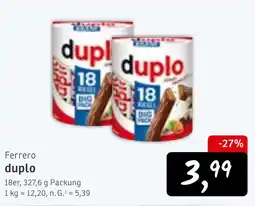 KONSUM Ferrero duplo Angebot
