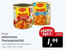 KONSUM Maggi italienische Pastaspezialität Angebot