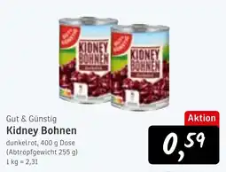 KONSUM Kidney Bohnen Angebot