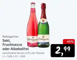 KONSUM Rotkäppchen Sekt, Fruchtsecco oder Alkoholfrei Angebot