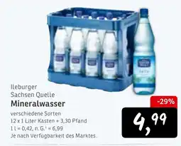KONSUM Ileburger Sachsen Quelle Mineralwasser Angebot