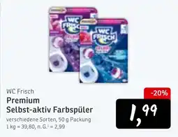 KONSUM WC Frisch Premium Selbst-aktiv Farbspüler Angebot