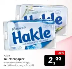KONSUM Hakle Toilettenpapier Angebot