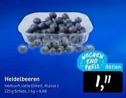 KONSUM Heidelbeeren Angebot