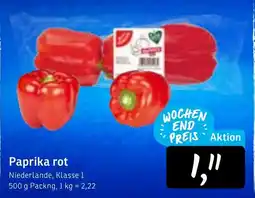 KONSUM Paprika rot Angebot