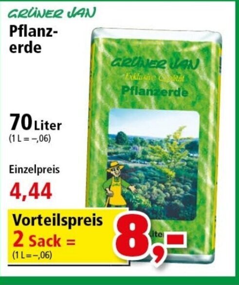 Gruner Jan Pflanzerde