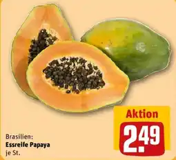 REWE Essreife Papaya Angebot