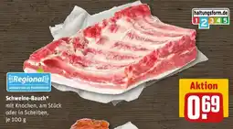 REWE Schweine-Bauch Angebot