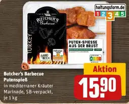 REWE Butcher's Barbecue Putenspieß Angebot