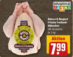 REWE Nature & Respect Frische Freiland- Hähnchen Angebot