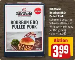 REWE RibWorld Bourbon BBQ Pulled Pork Angebot