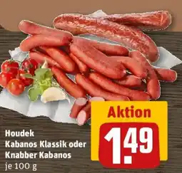 REWE Houdek Kabanos Klassik oder Knabber Kabanos Angebot