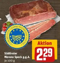 REWE Südtiroler Merano Speck g.g.A. Angebot