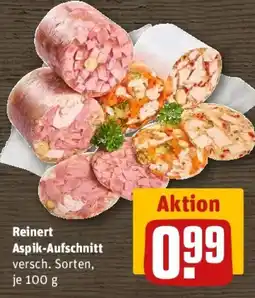 REWE Reinert Aspik-Aufschnitt Angebot