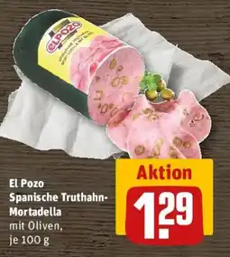REWE El Pozo Spanische Truthahn- Mortadella Angebot