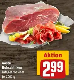 REWE Aoste Rohschinken Angebot