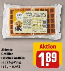 REWE Aldente Gefüllte Frischei Waffeln Angebot