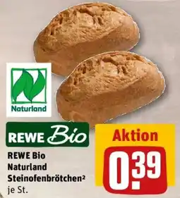 REWE REWE Bio Steinofenbrötchen Angebot