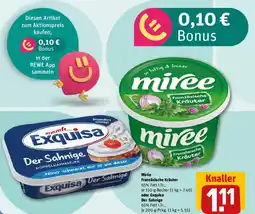 REWE Mirée Französische Kräuter oder Exquisa Der Sahnige Angebot