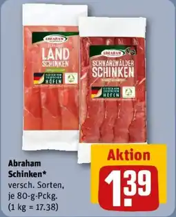REWE Abraham Schinken Angebot