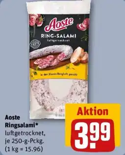 REWE Aoste Ringsalami Angebot