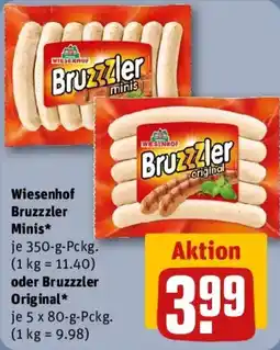 REWE Wiesenhof Bruzzzler Minis oder Bruzzzler Original Angebot