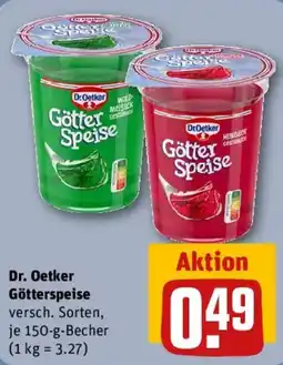 REWE Dr. Oetker Götterspeise Angebot