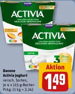 REWE Danone Activia Joghurt Angebot
