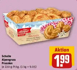 REWE Schulte Alpengruss Prussien Angebot