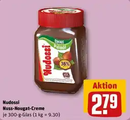 REWE Nudossi Nuss-Nougat-Creme Angebot