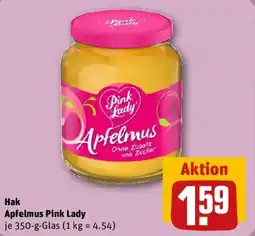 REWE Hak Apfelmus Pink Lady Angebot