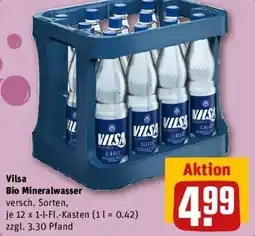 REWE Vilsa Bio Mineralwasser Angebot