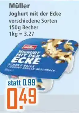 Klaas und Kock Müller Joghurt mit der Ecke Angebot