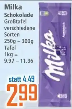 Klaas und Kock Milka Schokolade Angebot