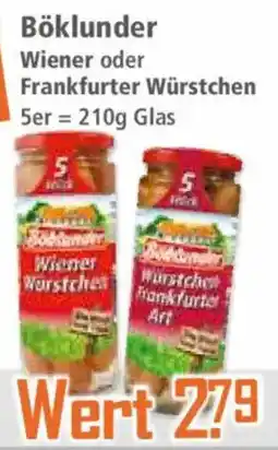 Klaas und Kock Böklunder Wiener Würstchen Angebot