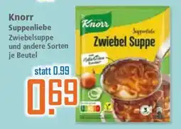 Klaas und Kock Knorr Suppenliebe Zwiebelsuppe Angebot