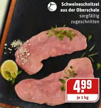 REWE Kaufpark Schweineschnitzel aus der Oberschale 1kg Angebot