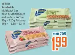 Klaas und Kock waso Sandwich Angebot